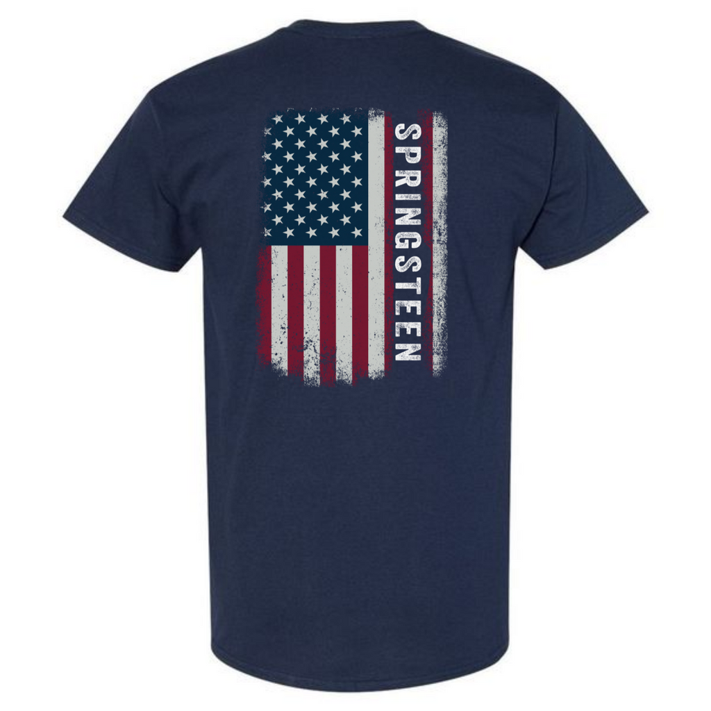 E STREET NATION, SPRINGSTEEN, US Flag Personalized Patriotic Custom T-shirt (USPF-135478514184)