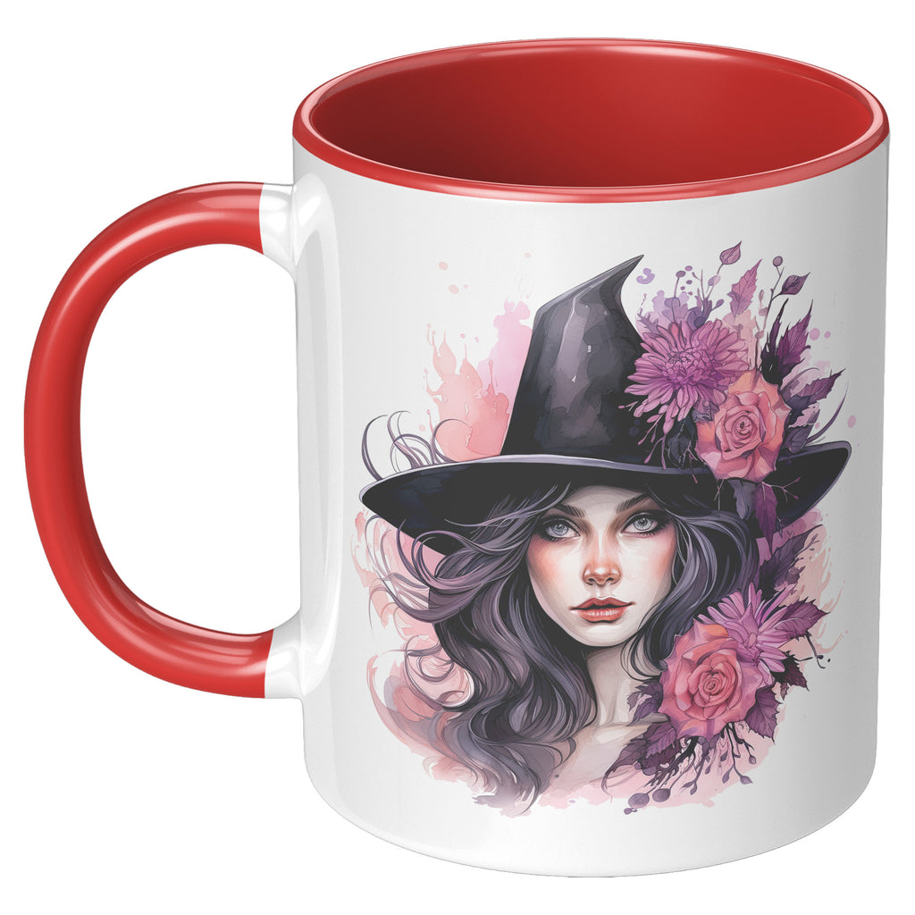 Spink Spooky Halloween 11oz Accent Mug with Color Inside, Fall Autumn Ghosts Pumpkins Candy Skull Web Witch Cozy Happy Coffee Tea (TL-134707939909)