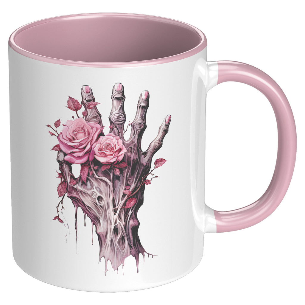 Spink Spooky Halloween 11oz Accent Mug with Color Inside, Fall Autumn Ghosts Pumpkins Candy Skull Web Witch Cozy Happy Coffee Tea (TL-134707932328)