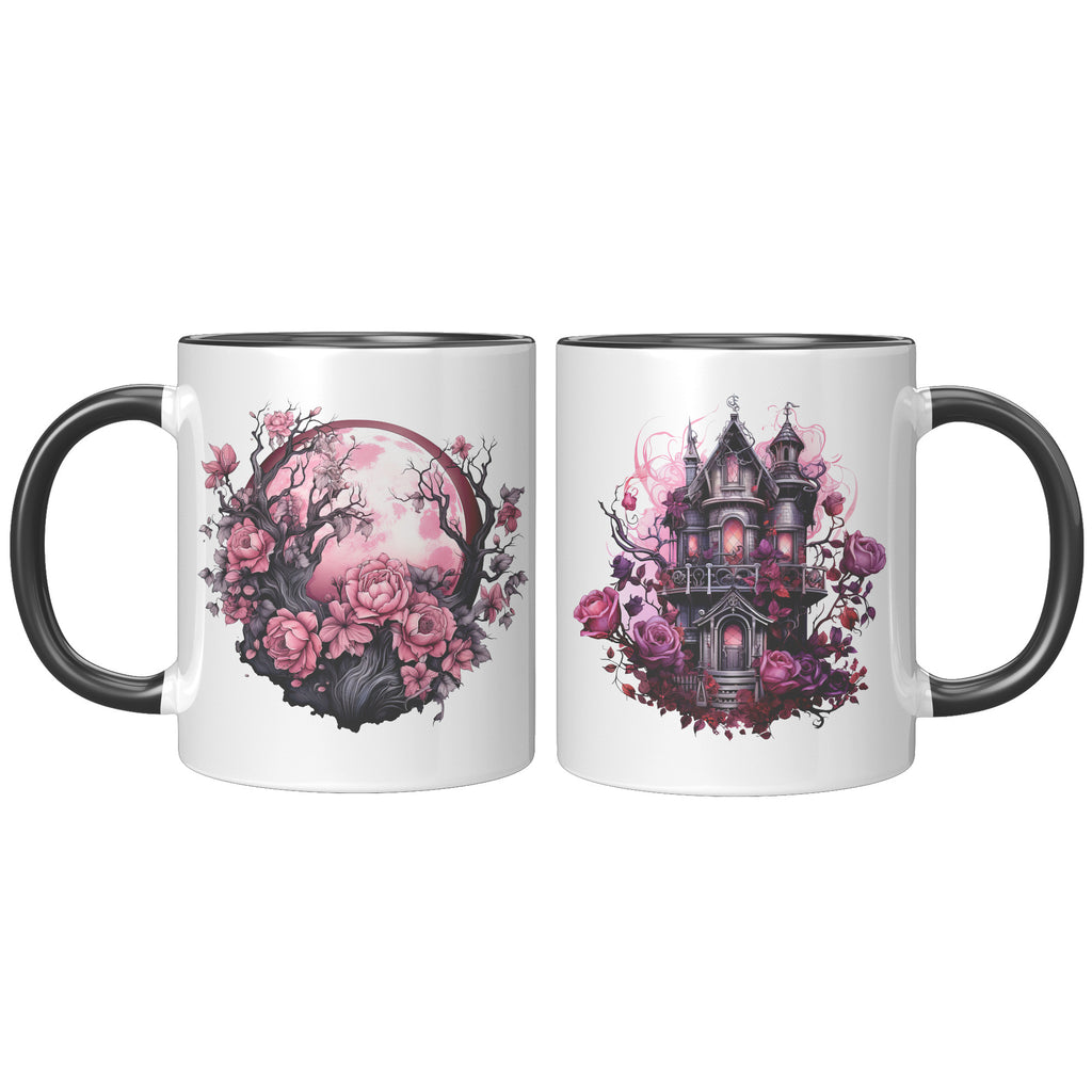 Spink Spooky Halloween Mug with Color Inside, Fall Autumn Ghosts Pumpkins Candy Skull Web Witch Cozy Happy Coffee Tea (TL-134707457376))