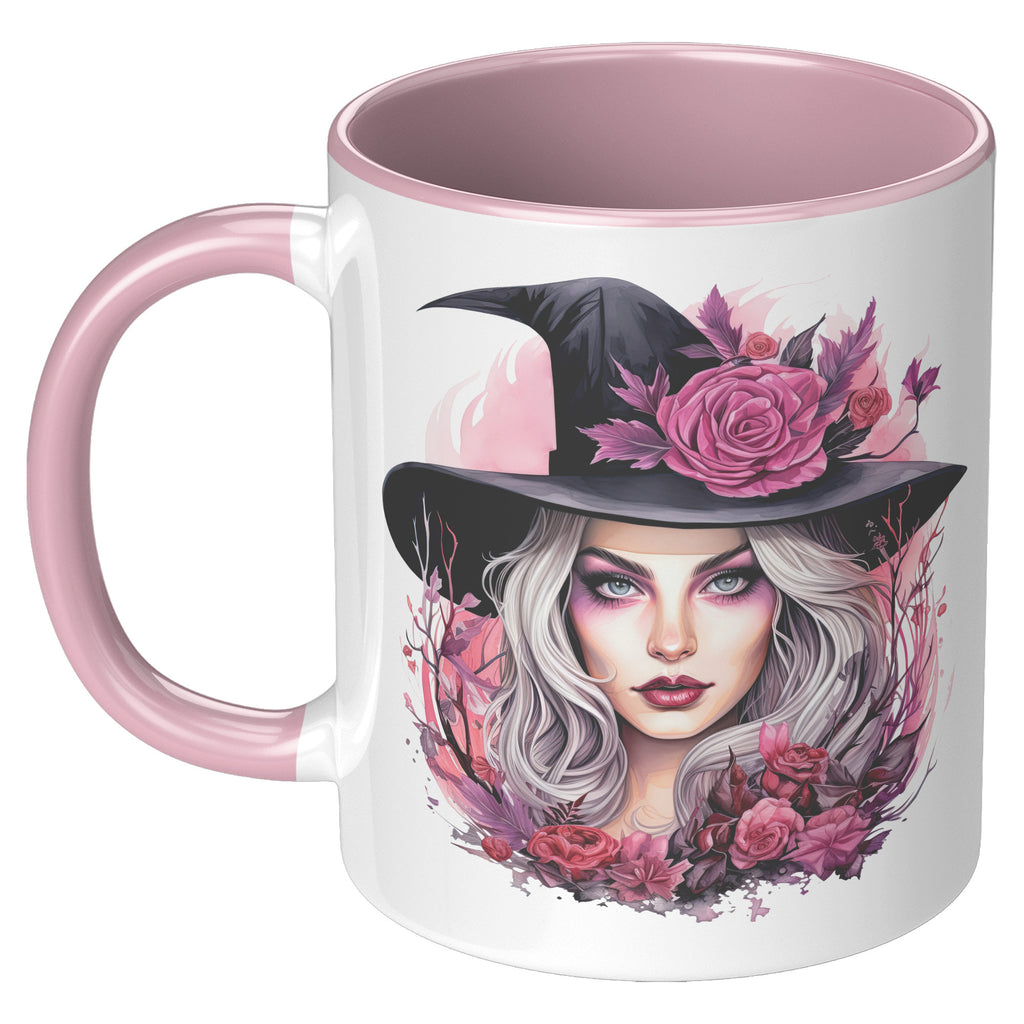 Spooky Halloween Mug with Color Inside, Fall Autumn Ghosts Pumpkins Candy Skull Web Witch Cozy Happy Coffee Tea (TL-134707408775)