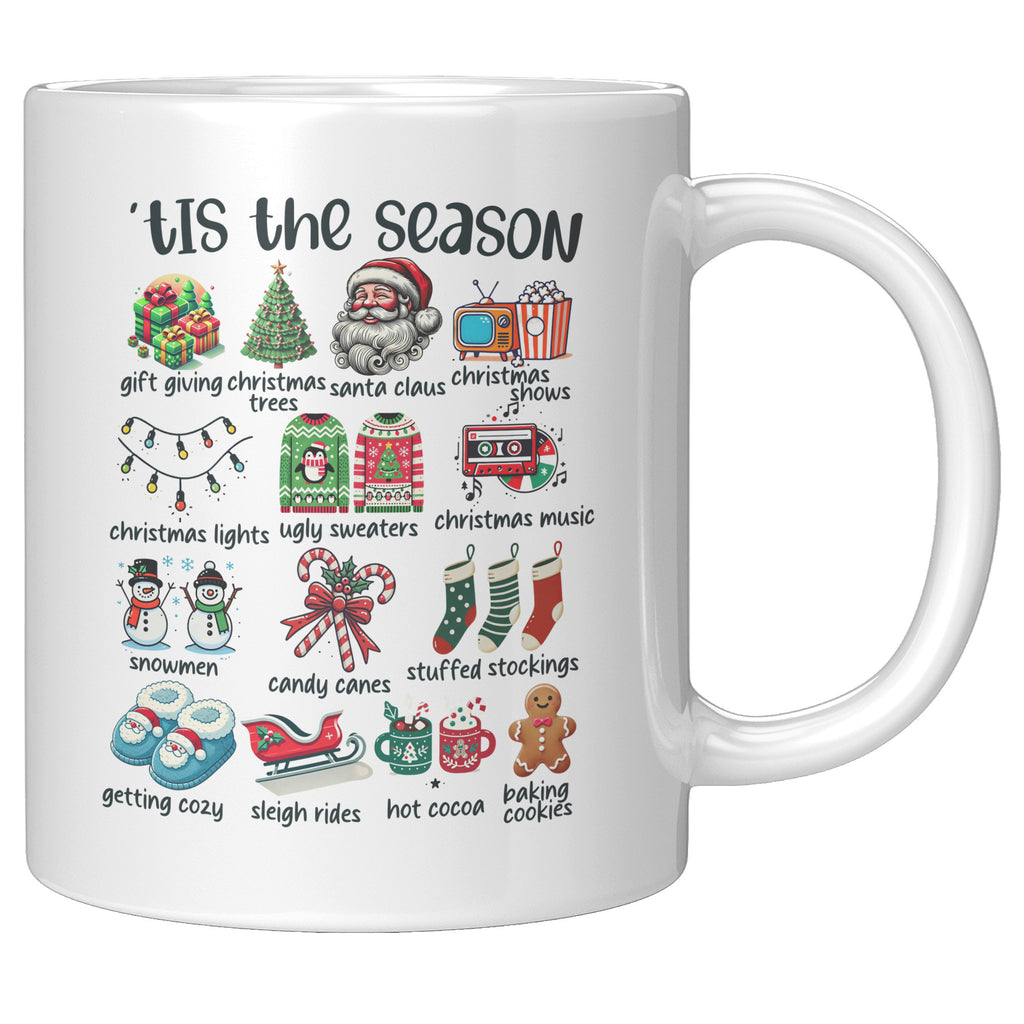 Tis The Season Matching Family Christmas Music Show X-mas Party  11oz Mug Funny Gift