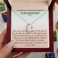 Heartfelt Forever Love Necklace - Sentimental Stepfamily Gift for Mother's Day 2025