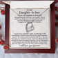 Daughter-in-law Necklace Gift - We Both Love The Same Man Forever Love Heart Necklace For Birthday Wedding or Special Occasion.
