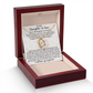 Daughter-in-law Necklace Gift - We Both Love The Same Man Forever Love Heart Necklace For Birthday Wedding or Special Occasion.