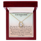 Heartfelt Forever Love Necklace - Sentimental Stepfamily Gift for Mother's Day 2025