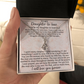 To My Daughter-in-law Unique Gift Alluring Beauty Necklace For Bonus Daughter