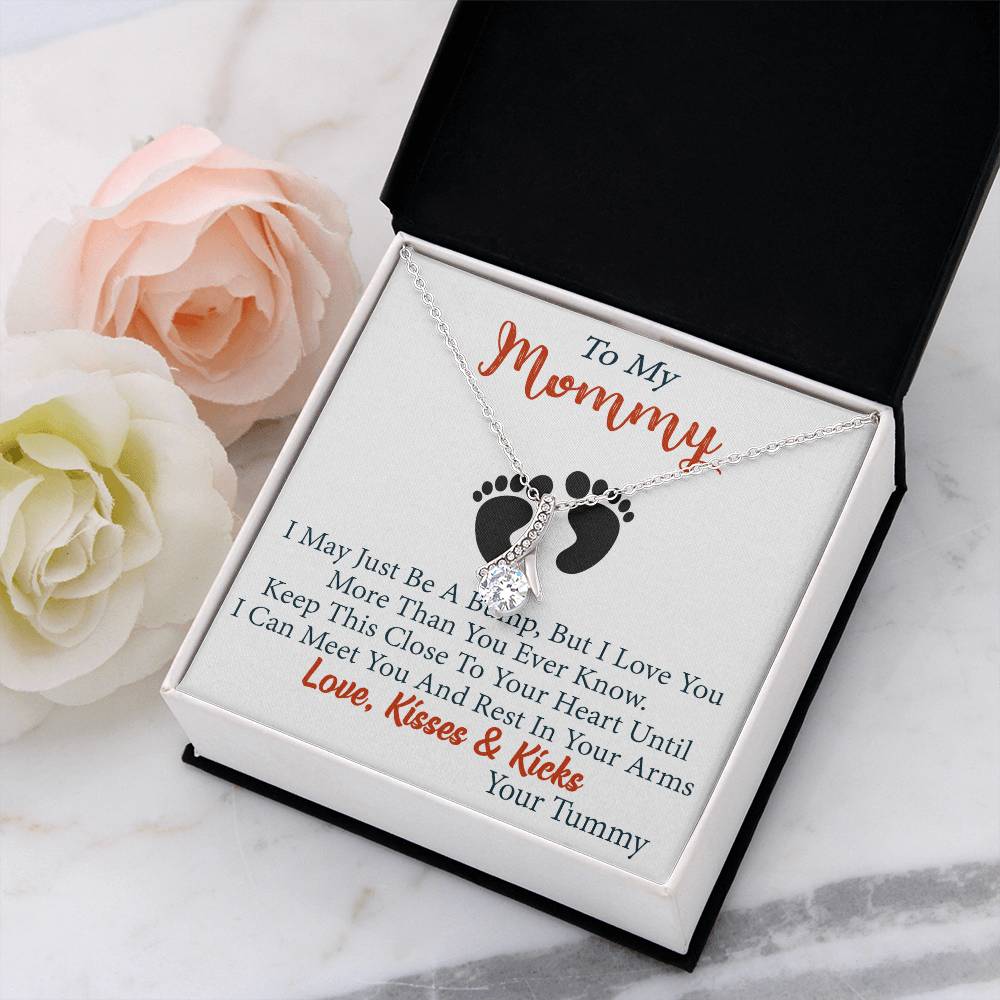 To My New Mom Beautiful Alluring Necklace Gift for New Mom in Hospital Pregnancy Gift for First Time Mom