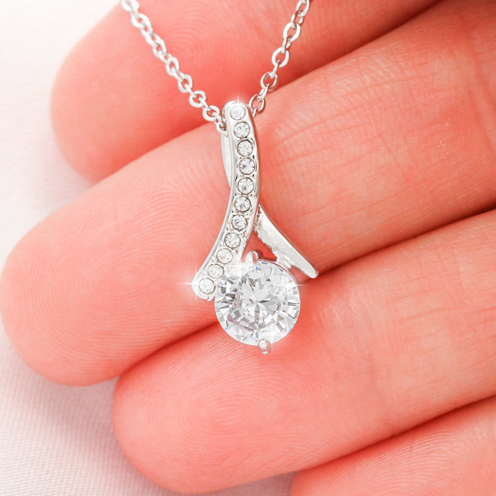 To My Mommy Luxury Alluring Necklace Gift for New Mom, First Time Expectant Mom, New Pregnant Mom