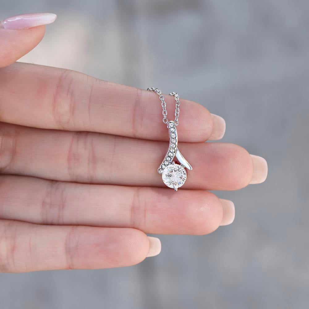 To My Mommy Luxury Alluring Necklace Gift for New Mom, First Time Expectant Mom, New Pregnant Mom