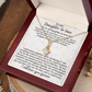 To My Daughter-in-law Unique Gift Alluring Beauty Necklace For Bonus Daughter