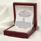 To My Daughter-in-law Unique Gift Alluring Beauty Necklace For Bonus Daughter