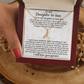 To My Daughter-in-law Unique Gift Alluring Beauty Necklace For Bonus Daughter