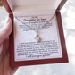 To My Daughter-in-law Unique Gift Alluring Beauty Necklace For Bonus Daughter