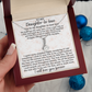 To My Daughter-in-law Unique Gift Alluring Beauty Necklace For Bonus Daughter
