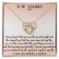 Sentimental Soulmate Necklace - Romantic Gift for Anniversary 2025 - Forever Love