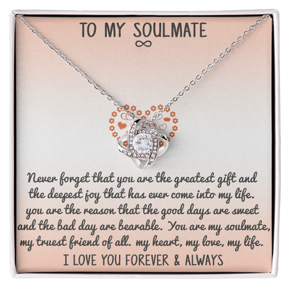 Sentimental Soulmate Necklace - Romantic Gift for Anniversary 2025 - Forever Love