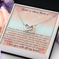 Sentimental Mom Daughter Son Interlock Heart Necklace - Gift for Mother's Day 2025