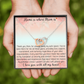 Sentimental Mom Daughter Son Interlock Heart Necklace - Gift for Mother's Day 2025