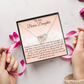 To My Bonus Daughter Gift - Luxury Interlock Heart Joined Necklace Gift for Stepdaughter