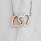 Sentimental Mom Daughter Son Interlock Heart Necklace - Gift for Mother's Day 2025
