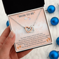 To My Mommy Interlock Heart Necklace Gift - Set for New Mom - Baby Shower Present