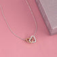 Sentimental Mom Daughter Son Interlock Heart Necklace - Gift for Mother's Day 2025