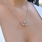 Sentimental Mom Daughter Son Interlock Heart Necklace - Gift for Mother's Day 2025