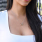 Sentimental Mom Daughter Son Interlock Heart Necklace - Gift for Mother's Day 2025