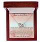 Sentimental Mom Daughter Son Interlock Heart Necklace - Gift for Mother's Day 2025