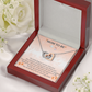 To My Mommy Interlock Heart Necklace Gift - Set for New Mom - Baby Shower Present