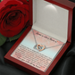 Sentimental Mom Daughter Son Interlock Heart Necklace - Gift for Mother's Day 2025