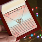 Sentimental Mom Daughter Son Interlock Heart Necklace - Gift for Mother's Day 2025