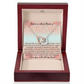 Sentimental Mom Daughter Son Interlock Heart Necklace - Gift for Mother's Day 2025