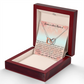 Sentimental Mom Daughter Son Interlock Heart Necklace - Gift for Mother's Day 2025