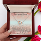 Sentimental Mom Daughter Son Interlock Heart Necklace - Gift for Mother's Day 2025