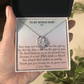 Heartfelt Forever Love Necklace - Sentimental Stepfamily Gift for Mother's Day 2025