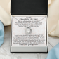 Daughter-in-law Necklace Gift - We Both Love The Same Man Forever Love Heart Necklace For Birthday Wedding or Special Occasion.
