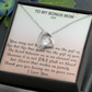 Heartfelt Forever Love Necklace - Sentimental Stepfamily Gift for Mother's Day 2025