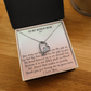 Heartfelt Forever Love Necklace - Sentimental Stepfamily Gift for Mother's Day 2025