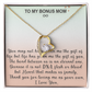 Heartfelt Forever Love Necklace - Sentimental Stepfamily Gift for Mother's Day 2025