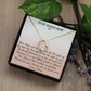 Heartfelt Forever Love Necklace - Sentimental Stepfamily Gift for Mother's Day 2025