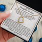 Daughter-in-law Necklace Gift - We Both Love The Same Man Forever Love Heart Necklace For Birthday Wedding or Special Occasion.