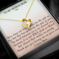 Heartfelt Forever Love Necklace - Sentimental Stepfamily Gift for Mother's Day 2025
