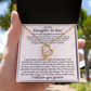 Daughter-in-law Necklace Gift - We Both Love The Same Man Forever Love Heart Necklace For Birthday Wedding or Special Occasion.