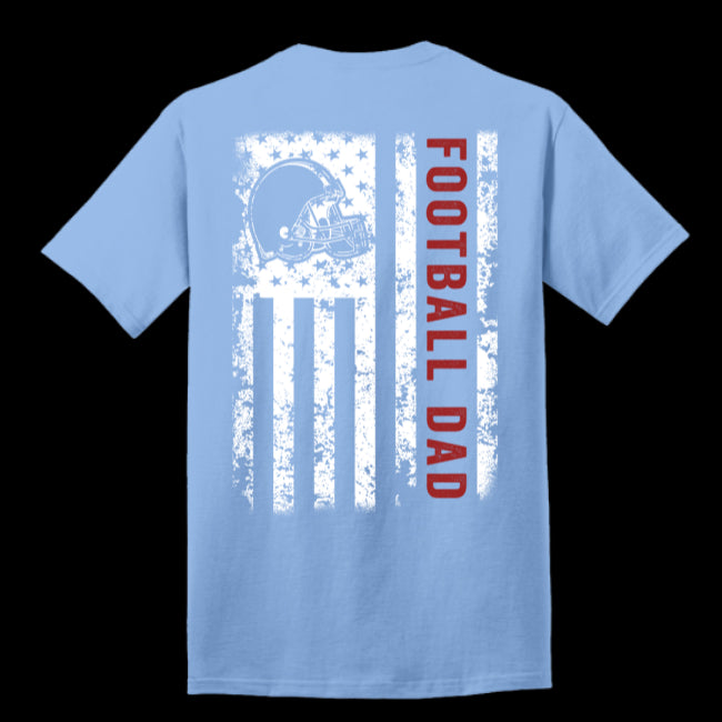 Vintage Retro American Flag Football Player Dad Proud Dad Of Ballers Father Day (USPF-134099968103)