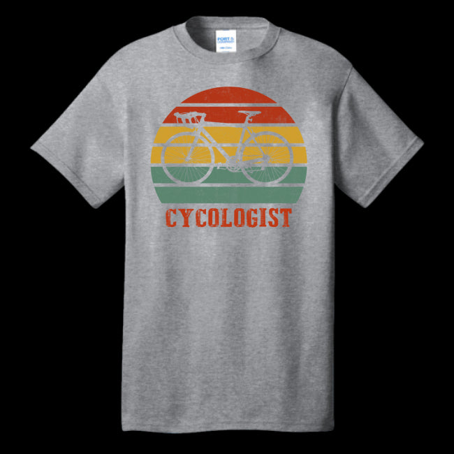 Cycologist T-Shirts Bicycle Cycling Cyclist Road Bike Triathlon Vintage Retro (USPF-134081715908)