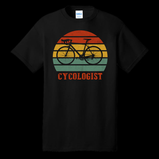 Cycologist T-Shirts Bicycle Cycling Cyclist Road Bike Triathlon Vintage Retro (USPF-134081715908)