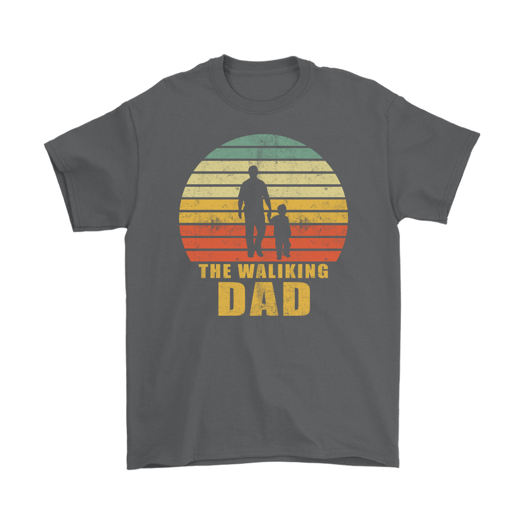 Vintage Retro Sunshine The Walking Dad T-Shirt Gift for Men Father Grandpa Uncle - Fathers Day Gift For Dad Papa
