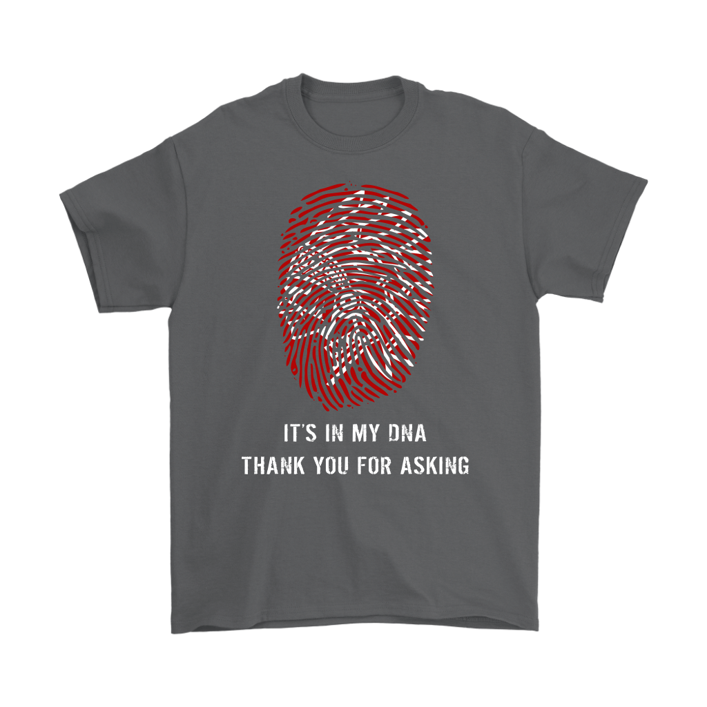 Great T-Shirt for Native American - It's In My DNA Native American Pride Fingerprint Tee Shirts